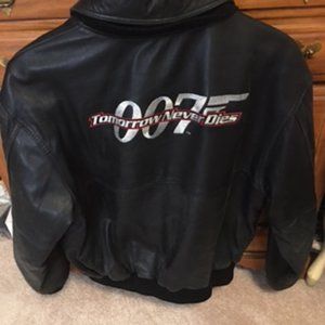 RARE Vintage (1997) James Bond 007 Leather Jacket  Size XL ( NOT A REPRODUCTION)